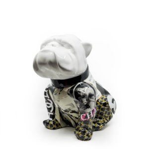 BULLDOG X CHANEL FASHION MULTI PRINT