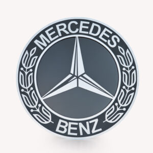 MERCEDES BENZ WOODEN LOGO